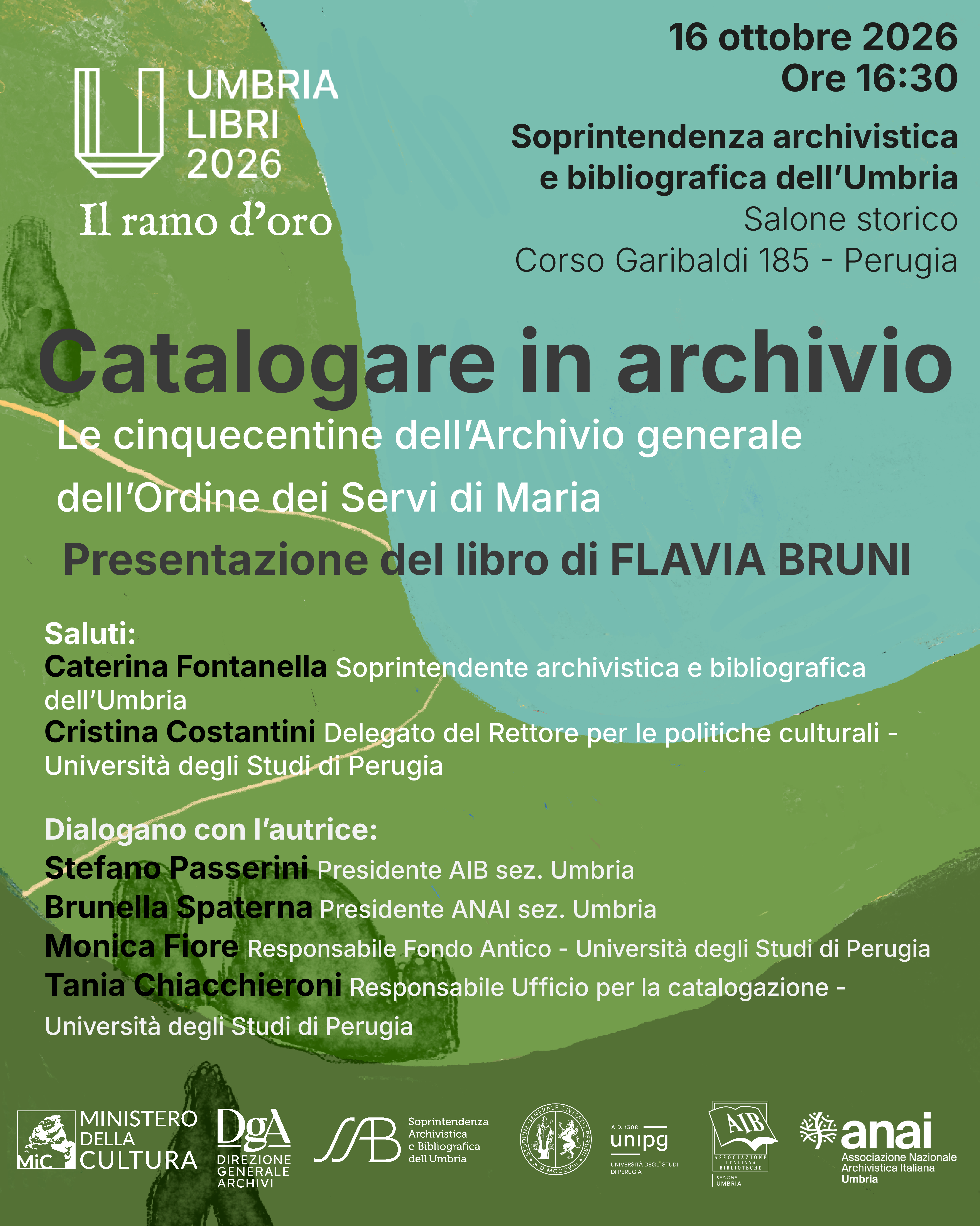 UmbriaLibri 2026 – Presentazione del volume "Catalogare in archivio" di Flavia Bruni